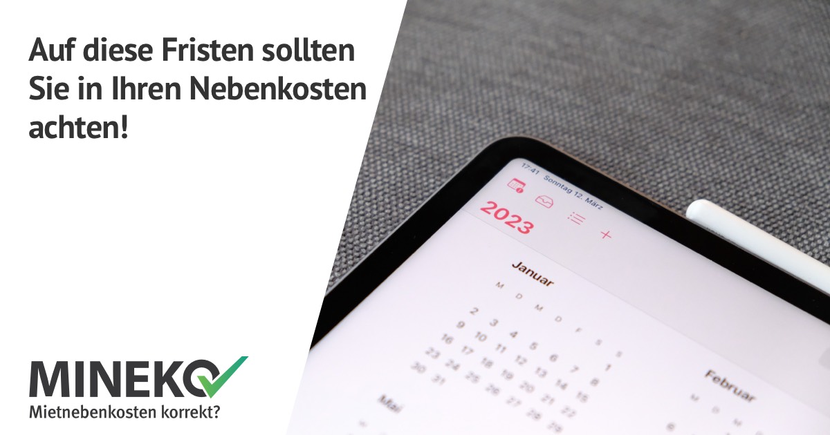 Nebenkostenabrechnung Frist – Diese Infos Für 2024