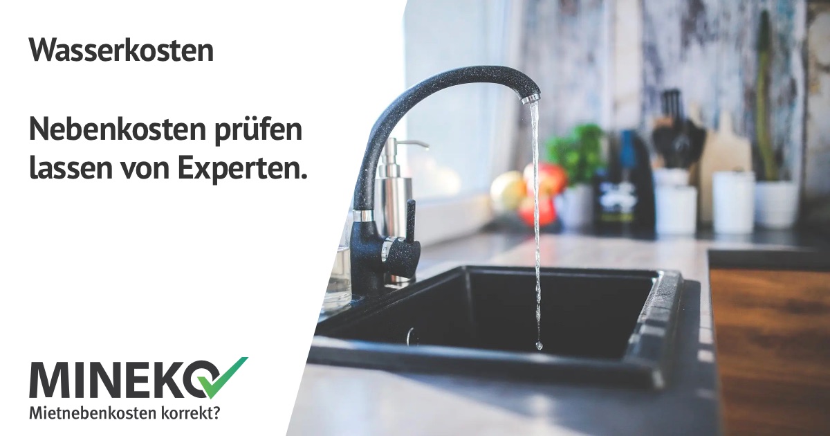 Wasserkosten in den Nebenkosten Hilfe für Mieter